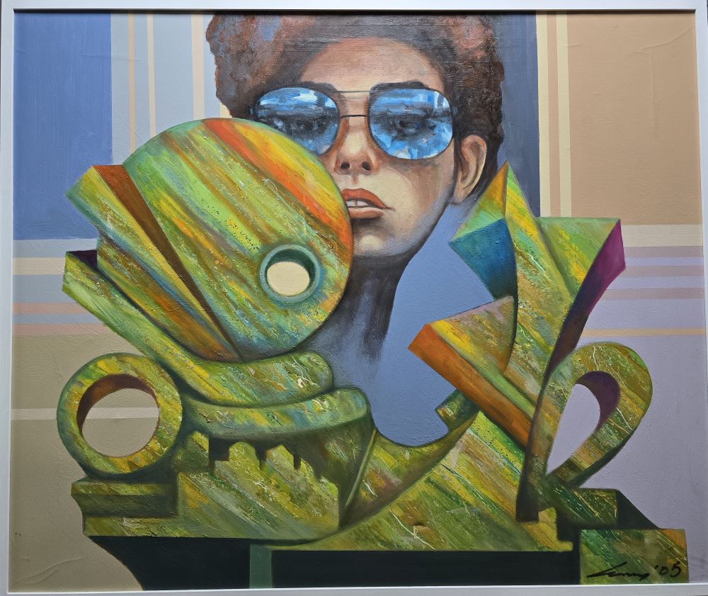 Naočari, Ivan Vanja Milanović, ulje na platnu, 100×120 cm, sertifikat, 38940 dinara – Novogodišnja rasprodaja -45 % cena slike snižena – zbog velikih dimenzija sliku dovozimo na Vašu adresu samo lično preuzimanje ne šaljemo!