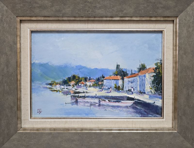 More 9, Dragan Tasić, akril na platnu kaširano na kartonu, sa 32×42 cm, bez 20×30 cm, sertifikat, 8850 dinara